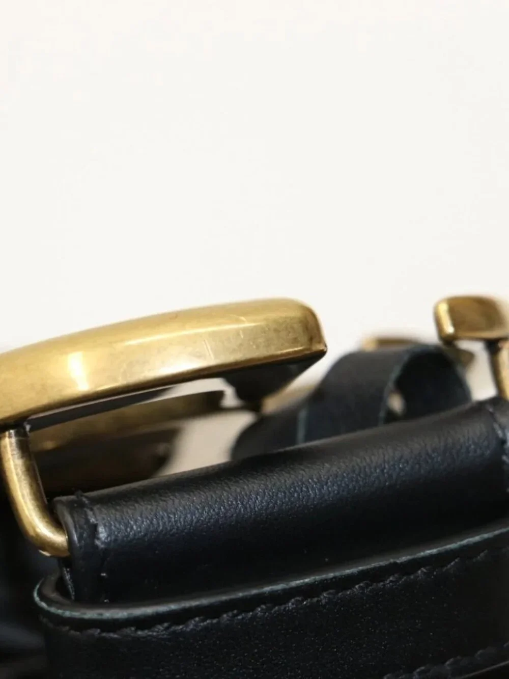 Gucci GG Marmont Web Belt Canvas Leather Size 70X30 - Green/Red/Black/Gold